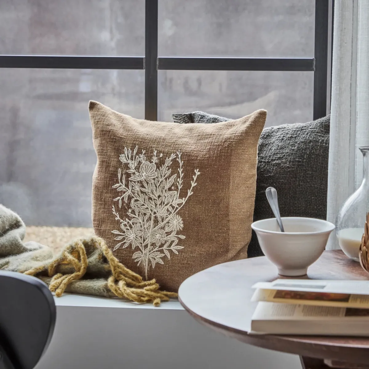 House Doctor Heimtextilien|Kissenbezüge|Kissenbezug, HDMuli, Camel