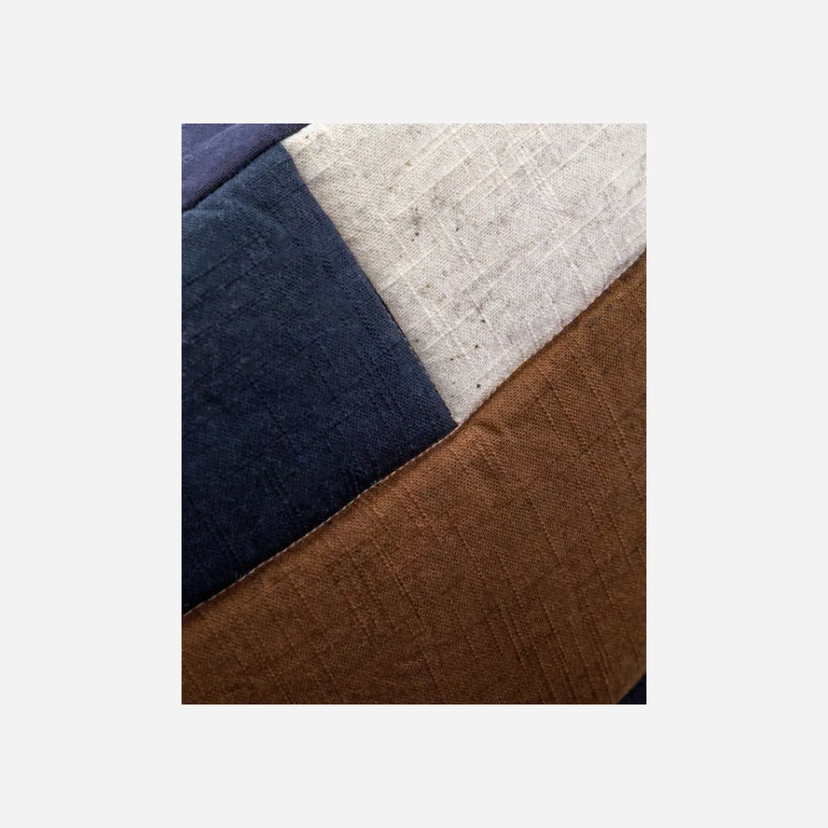 House Doctor Heimtextilien|Kissenbezüge|Kissenbezug, HDPatch, Schwarz;Sand;Braun