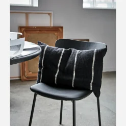 House Doctor Heimtextilien|Kissenbezüge|Kissenbezug, HDTuur, Schwarz/Off-Weiß