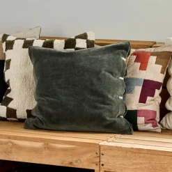 House Doctor Heimtextilien|Kissenbezüge|Kissenbezug, HDVelvet, Grün