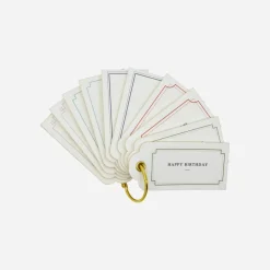 House Doctor Bürobedarf|Kleine Tags, HDNila, Blau;Rot;Senfgelb;Grün;Dunkelblau