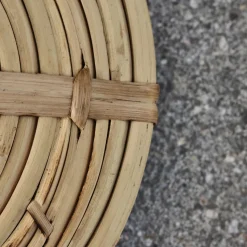 House Doctor Aufbewahrung|Aufbewahrung|Korb mit Deckel, HDRound, Natur