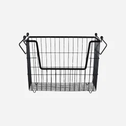 House Doctor Aufbewahrung|Aufbewahrung|Korb, Taw, Mattschwarz