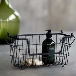 House Doctor Aufbewahrung|Aufbewahrung|Korb, Taw, Mattschwarz