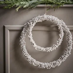 House Doctor Christmas Decor|Kranz, HDWinter, Weiß