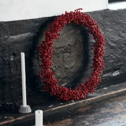 House Doctor Christmas Decor|Kranz, HDWinther, Rot