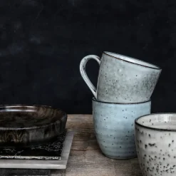 House Doctor Geschirr|Geschirr|Krug, Rustic, Grau/Blau