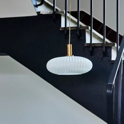 House Doctor Beleuchtung|Esstischlampen|Lampe, HDFort, Antikes Messing-Finish;Off-White