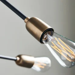 House Doctor Beleuchtung|Esstischlampen|Lampe, Molecular, Schwarz/Messing