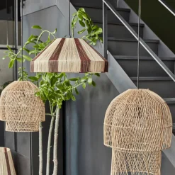 House Doctor Beleuchtung|Eingangsbeleuchtung|Lampenschirm, HDRafi, Natur/Braun