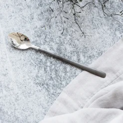 House Doctor Geschirr|Geschirr|Langer Löffel, HDOx, Schwarz;Silber