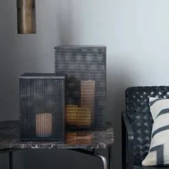 House Doctor Heimdekor|Laternen Und Windlichter|Laterne, Verse, Schwarz