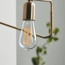 House Doctor Beleuchtung|Eingangsbeleuchtung|LED-Glühbirne, Edison, Klar