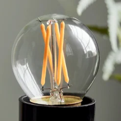 House Doctor Beleuchtung|Eingangsbeleuchtung|LED-Glühbirne, Krone, Klar