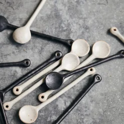 House Doctor Geschirr|Geschirr|Löffel, Pion, Grau/ weiß