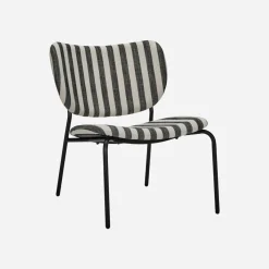 House Doctor Lounge-Stühle|Lounge-Stühle|Lounge-Sessel, HDLonga, Schwarz/Off-Weiß