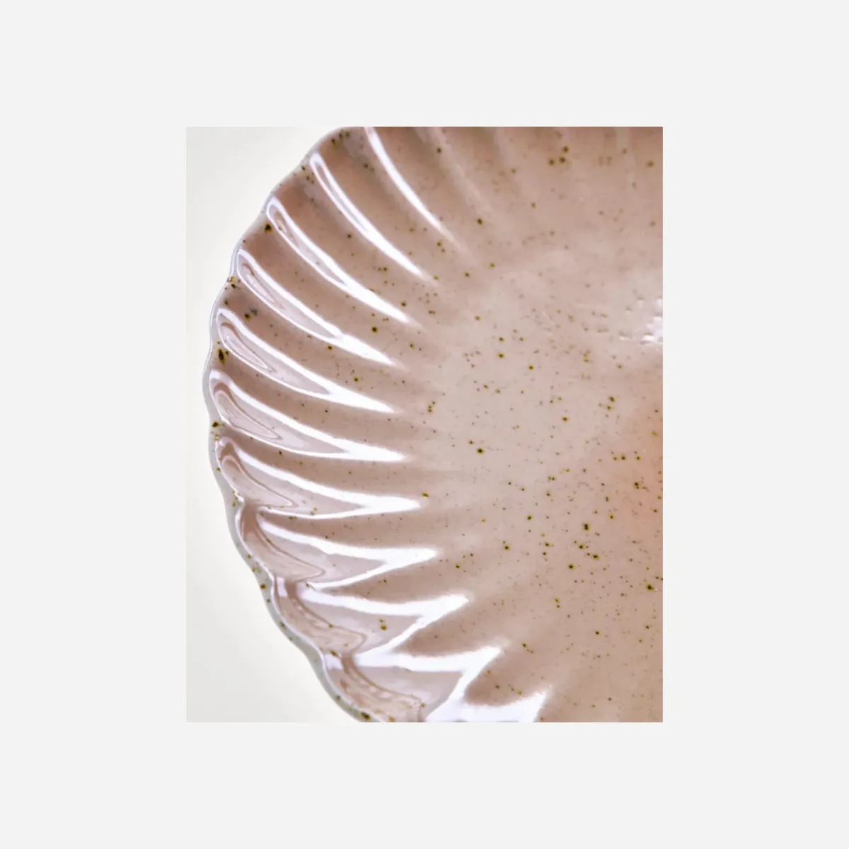 House Doctor Geschirr|Geschirr|Mittags-/Kuchenteller, HDScallop, Rose