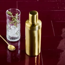 House Doctor Cocktailzubehör|Cocktailzubehör|Mixbecher, HDKett, Antikes Messing-Finish