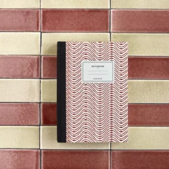 House Doctor Papier|Notizbuch, HDNote, Rot;Senfgelb