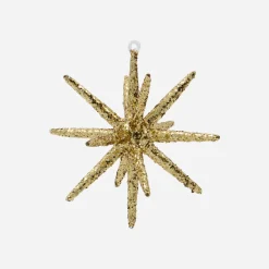 House Doctor Christmas Ornaments|Ornamente, HDSpike, Braun mit Glitzer