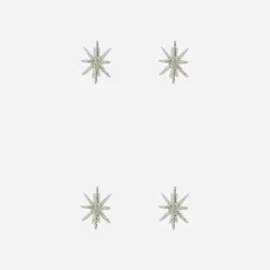 House Doctor Christmas Ornaments|Ornamente, HDSpike, Silber m. Glitzer