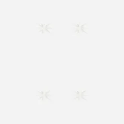 House Doctor Christmas Ornaments|Ornamente, HDSpike, Weiß mit funkeln