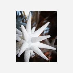 House Doctor Christmas Ornaments|Ornamente, HDSpike, Weiß mit funkeln