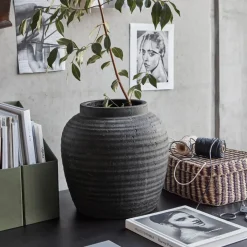 House Doctor Heimdekor|Blumentöpfe Und Übertöpfe|Planter, HDHafa, Grey;Brown