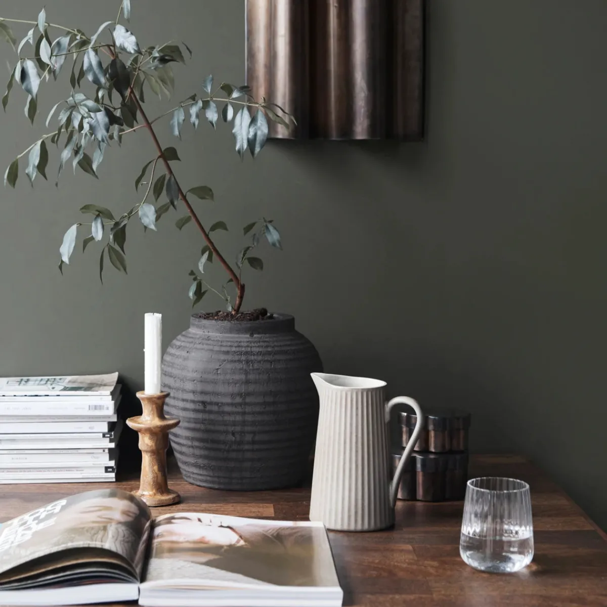 House Doctor Heimdekor|Blumentöpfe Und Übertöpfe|Planter, HDHafa, Grey;Brown