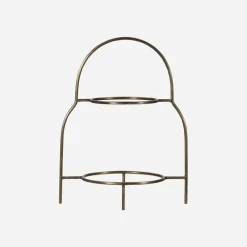 House Doctor Geschirr|Geschirr|Plate stand, HDSana, Antique brass finish