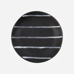 House Doctor Geschirr|Geschirr|Platte, HDLine, Schwarz/Braun