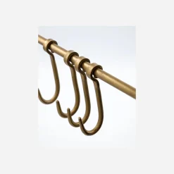 House Doctor Aufbewahrung|Aufbewahrung|Rack, HDHooks, Messing