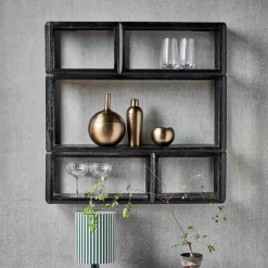 House Doctor Bücherschränke Und Regale|Bücherschränke Und Regale|Regal, HDMono, Schwarz