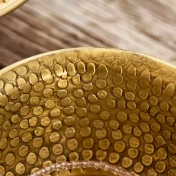 House Doctor Heimdekor|Tabletts|Schüssel, HDBaku, Gold