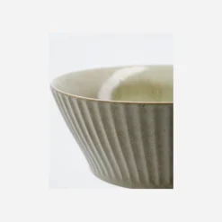 House Doctor Geschirr|Geschirr|Schüssel, HDPleat, Grau/braun