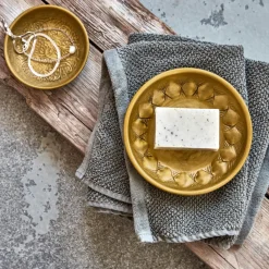 House Doctor Heimdekor|Tabletts|Schüssel, HDUna, Gold