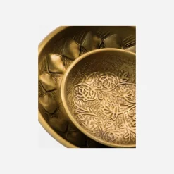 House Doctor Heimdekor|Tabletts|Schüssel, HDUna, Gold