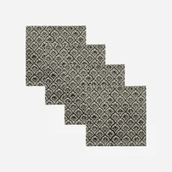 House Doctor Küchentextilien|Küchentextilien|Servietten, HDJoin, Schwarz;Off-White