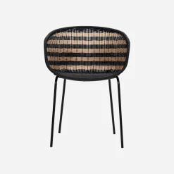 House Doctor Gartenmöbel|Gartenmöbel|Sessel, HDHapur, Natur;Schwarz