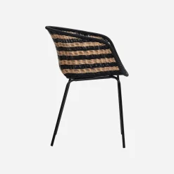 House Doctor Gartenmöbel|Gartenmöbel|Sessel, HDHapur, Natur;Schwarz