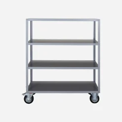 House Doctor Bücherschränke Und Regale|Bücherschränke Und Regale|Shelving unit w. 4 wheels, HDTrolley, Grey