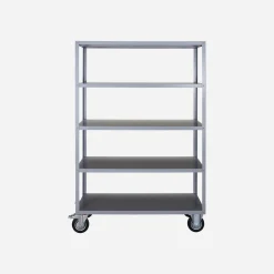 House Doctor Bücherschränke Und Regale|Bücherschränke Und Regale|Shelving unit w. 4 wheels, HDTrolley, Grey