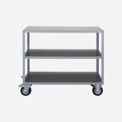 House Doctor Bücherschränke Und Regale|Bücherschränke Und Regale|Shelving unit w. 4 wheels, HDTrolley, Grey