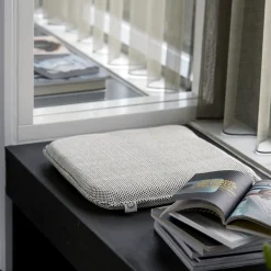 House Doctor Heimtextilien|Sitzpolster|Sitzkissen mit Füllung, Cuun, Schwarz/Weiß