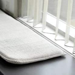 House Doctor Heimtextilien|Sitzpolster|Sitzkissen mit Füllung, Cuun, Schwarz/Weiß