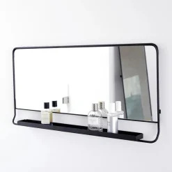 House Doctor Heimdekor|Spiegel|Spiegel mit Ablage, Chic, Schwarz