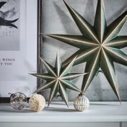 House Doctor Christmas Decor|Stern, HD9 Point, Grün;Champagner