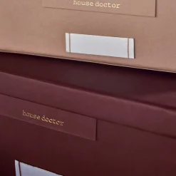 House Doctor Aufbewahrung|Storage boxes, HDKeep, Burgundy;Rose