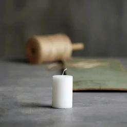 House Doctor Heimdekor|Kerzen Und Led-Kerzen|Stumpenkerze, Weiß