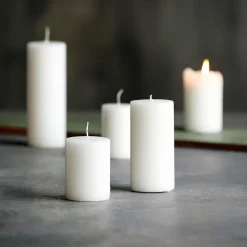 House Doctor Heimdekor|Kerzen Und Led-Kerzen|Stumpenkerze, Weiß